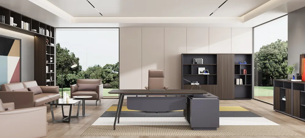 Серия столов менеджера Time93 GF105 (панельный тип) (3)