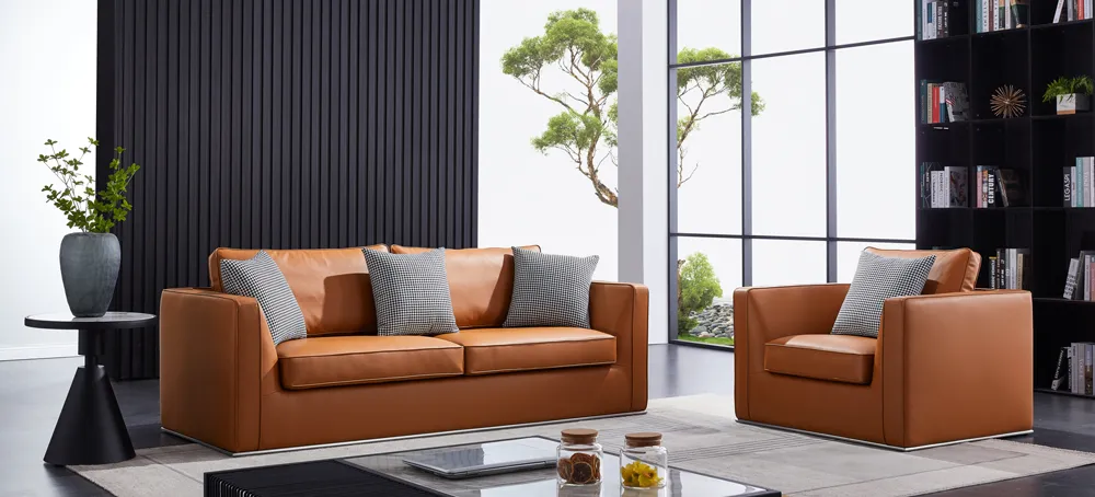 Кожаный диван серии TSFP-027 (7)