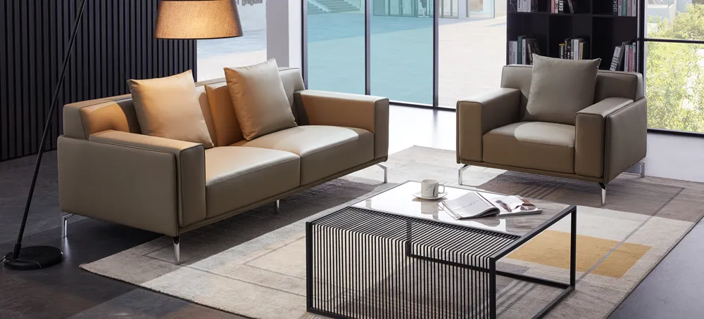 Кожаный диван серии TSFP-S2096 (6)