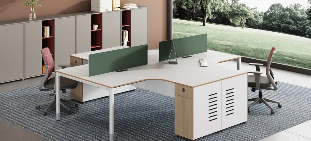 Серия столов сотрудника Time93 GF103-4 (панельный тип) (10)